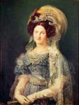 Maria Christina de Bourbon-Sicile (1806-78) Queen of Spain, c.1829 (oil on canvas)