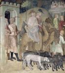The Journey of Abraham and Lot, 1356-67 (fresco)