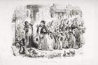 Another wedding, illustration from 'Dombey and Son' by Charles Dickens (1812-70) first published 1848 (litho)