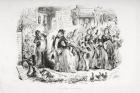 Another wedding, illustration from 'Dombey and Son' by Charles Dickens (1812-70) first published 1848 (litho)