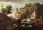 The Falls of Tivoli (oil on canvas)