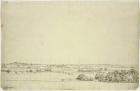 View towards Putbus (pen and pencil on paper)