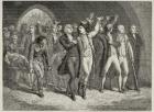 Girondins Leave the Revolution Tribunal, engraved by Blanpain (engraving)