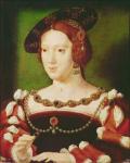 Portrait of Eleanor of Hapsbourg (1498-1558) (oil on panel)