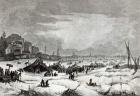 Fair held on the Thames between January 31st and February 5th, 1814 (engraving)