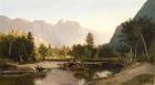 Yosemite Valley, 1875 (oil on canvas)