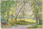 Through the Trees, 1910-15 (w/c on paper)