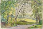 Through the Trees, 1910-15 (w/c on paper)