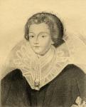 Catherine Henriette de Balzac d'Entragues (1579-1633) marquise de Verneuil (engraving)