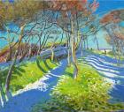 Last of the snow,Ladmanlow,,2015(oil on canvas)