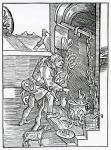 Of folys that stande so well in their owne conceyt that they thinke none so wyse, stronge, fayre, nor eloquent, as they ar themself, illustration from Alexander Barclay's English translation of 'The Ship of Fools', from an edition published in 1874 (engra