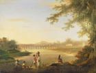 The Marmalong Bridge, with a Sepoy and Natives in the Foreground, c.1783 (oil on canvas)