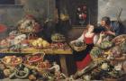 Fruit and Vegetable Market (oil on canvas)