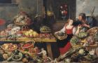 Fruit and Vegetable Market (oil on canvas)