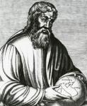 Strabo the Geographer, 16th Century (engraving)