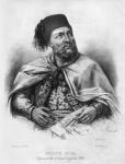 Portrait of Ibrahim Pasha, 1840 (litho)