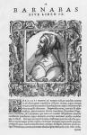 St. Barnabas (engraving) (b/w photo)