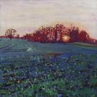 Sun greets the earth, 2012, (oil on canvas)