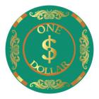 PokerChip $1, 2015, digital