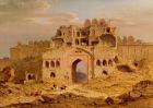 Inside the Main Entrance of the Purana Qila, Delhi, 1823 (oil on canvas)