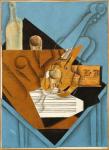 The musician's table, 1914 (collage)