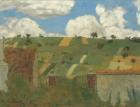 Landscape of the Ile-de-France, c.1894 (oil on cardboard)