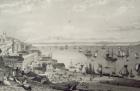View of Cobh Harbour, looking towards Rostellan, County Cork, Ireland in the 1830s, from 'Scenery and Antiquities of Ireland' by George Virtue, 1860s (engraving)