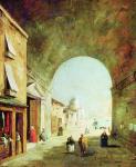 View of a Venetian street (oil on canvas)