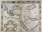 The Turkish Empire, from 'A Prospect of the Most Famous Parts of the World', printed by John Dawson for George Humble, 1627 (hand coloured engraving)