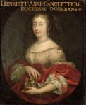 Henrietta Anne (1644-70) Duchess of Orleans (oil on canvas)