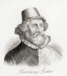 Theodorus Gaza or Theodore Gazis, c.1398 - 1475. Greek humanist, and translator of Aristotle.