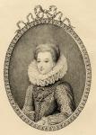 Gabrielle d'Estrees (1573-99) (litho)