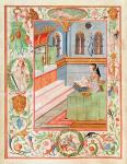 Mary I blessing cramp rings (pigment on vellum)