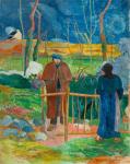 Bonjour, Monsieur Gauguin, 1889 (oil on canvas)