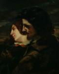 The Lovers in the Countryside, after 1844 (oil on canvas)