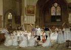 First Communion, 1867 (oil on panel)