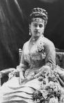 Portrait of Blanche Adeline Pierson (b/w photo)