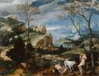 Landscape with Mercury and Argus, c.1570 (oil on panel)