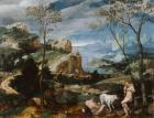 Landscape with Mercury and Argus, c.1570 (oil on panel)