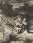 The Agony in the garden, c.1657 (etching and drypoint)