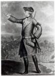 General James Wolfe (1727-59) (engraving) (b&w photo)