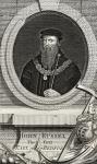 John Russell (1485-1555) 1st Earl of Bedford, from 'The Gallery of Portraits', published 1833 (engraving)