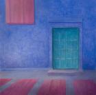 Green Door Jodhpur, 2010 (acrylic on canvas)