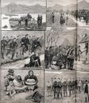 On Eviction Duty in Ireland: Sketches in Galway with the Military and Police Forces, from 'The Illustrated London News', 5th January 1886 (engraving) (detail of 127867)