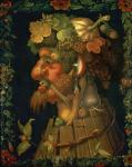 Autumn, from a series depicting the four seasons, commissioned by Emperor Maximilian II (1527-76) 1573 (oil on canvas)