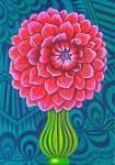 Dahlia, 2014, (oil on canvas)