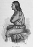 Red Leggins, Chief at Fort Yukon, from 'Alaska and its Resources', by William H. Dall, engraved by John Andrew, pub. 1870 (engraving)