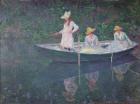 The Boat at Giverny, c.1887 (oil on canvas)