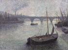 View of the Thames, 1893 (oil on canvas)