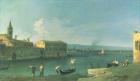 View of San Michele in Isola, Venice (oil on canvas)